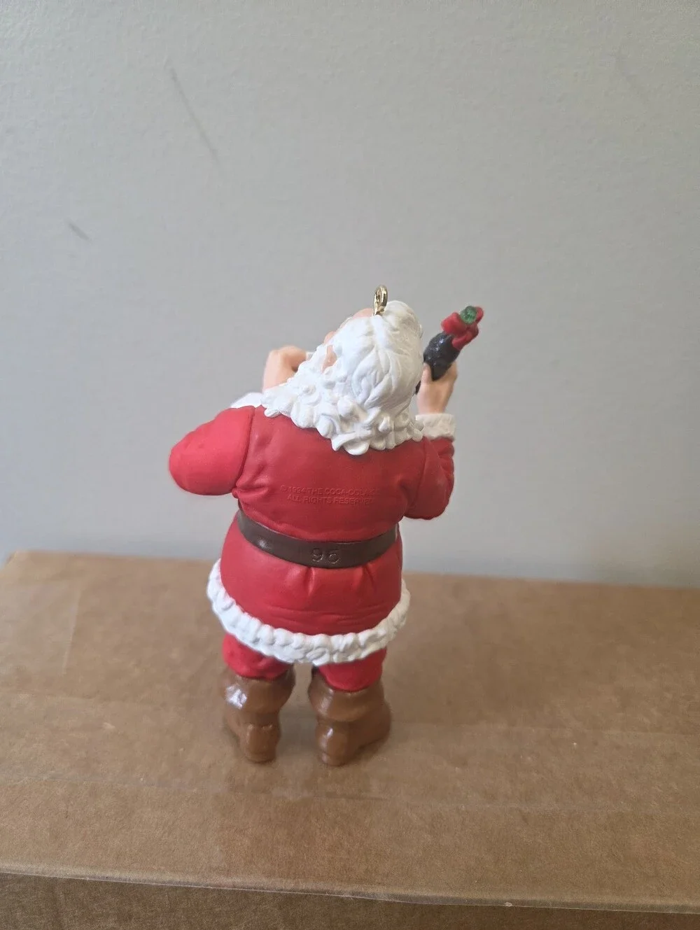 Set of 3 Hallmark Christmas Ornaments--Excellent Condition--Santa, Noah's Ark